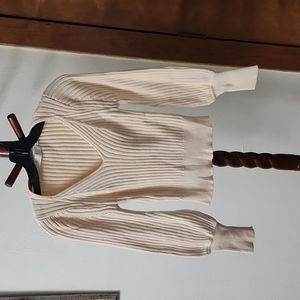Cream Ridded Sweater